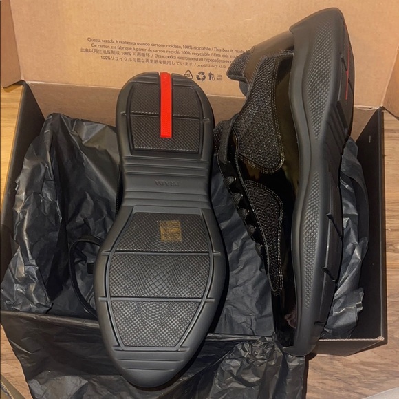 Prada Men's Black Sneakers - Picture 3 of 9